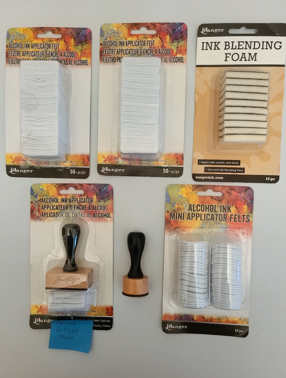 Ranger Tim Holtz Alcohol Ink Mini Felts Replacements Blending Tools